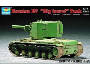 TRUMPETER 07236 - 1:72 Soviet KV Big turret tank