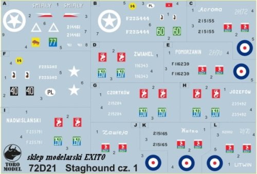 Go to product TORO MODEL 72D21 - 1:72 Staghound in Polish service vol.1
