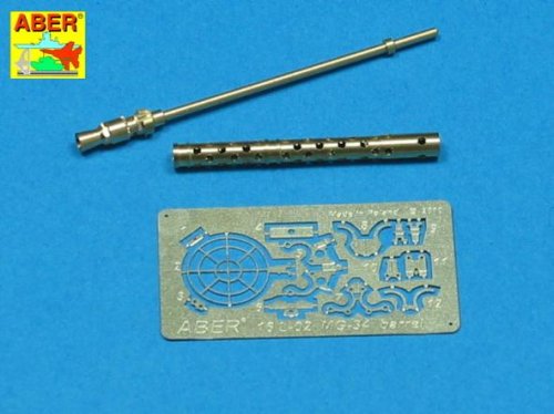 Go to product ABER 16L02 - 1:16 MG34 barrel for German machine gun