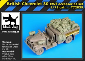 BLACK DOG T72039 - 1:72 British Chevrolet 30 cwt accesories set