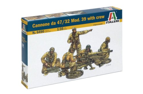 Go to product ITALERI 6490 - 1:35 Cannone da 47/32 Mod.39 with crew