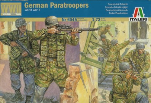 Go to product ITALERI 6045 - 1:72 German Paratroopers