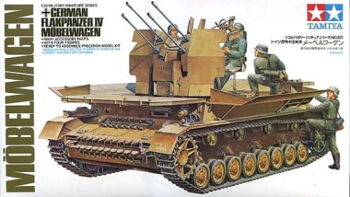 Go to product TAMIYA 35101 - 1:35 German Flakpanzer IV Mobelwagen w/ figures