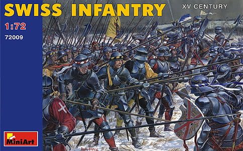Go to product MINIART 72009 - 1:72 Swiss Infantry. XV Century