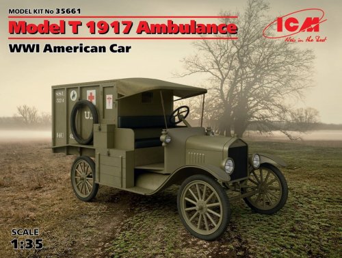Go to product ICM 35661 - 1:35 Model T 1917 Ambulance, WWI American Car