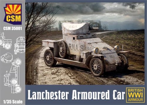 Go to product COPPER STATE MODELS CSM 35001 - 1:35 Lanchester Armoured Car