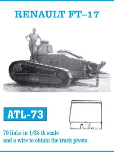 Friulmodel ATL-073 - 1:35 Renault FT-17 metal tracks