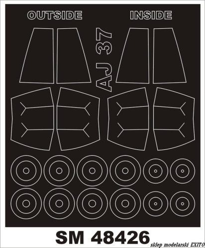 Go to product MONTEX SM48426 - 1:48 AJ-37 Viggen