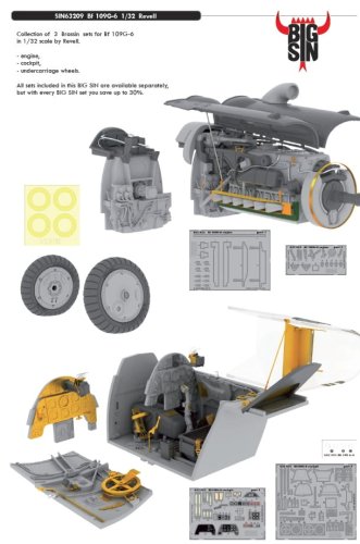 Go to product EDUARD SIN63209 - 1:32 Bf 109G-6