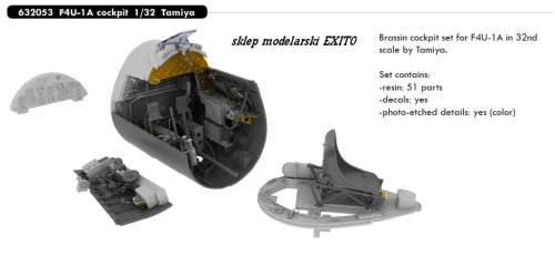 Go to product EDUARD 632053 - 1:32 F4U-1A cockpit