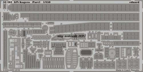 Go to product EDUARD 53161 - 1:350 IJN Kagero pt.1