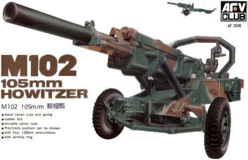 Go to product AFV CLUB 35006 - 1:35 M102 105 mm Howitzer