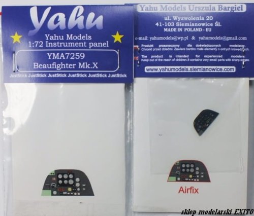 Go to product YAHU YMA7259 - 1:72 Beaufighter Mk.X - Instrument Panel