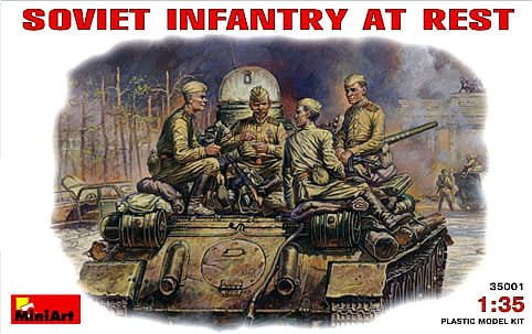 Go to product MINIART 35001 - 1:35 Soviet Infantry At Rest