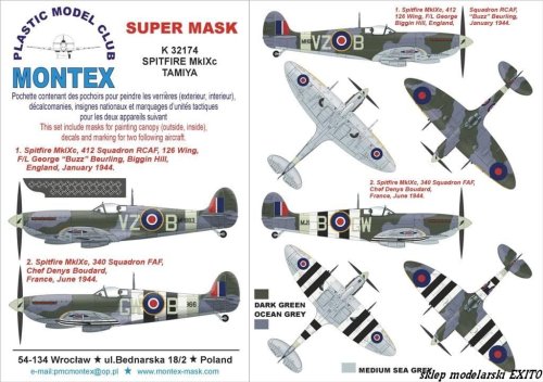 Go to product MONTEX K32174 - 1:32 Spitfire Mk.IX