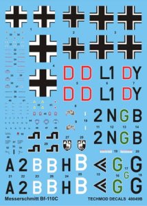 TECHMOD 48049 - 1:48 Messerschmitt Bf-110C