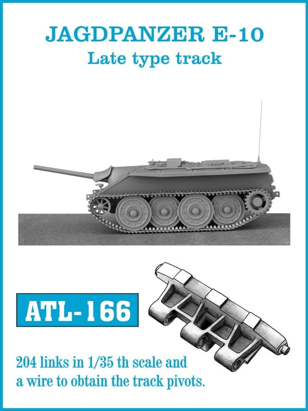 Go to product Friulmodel ATL-166 - 1:35 Jagdpanzer E-10 late type metal tracks