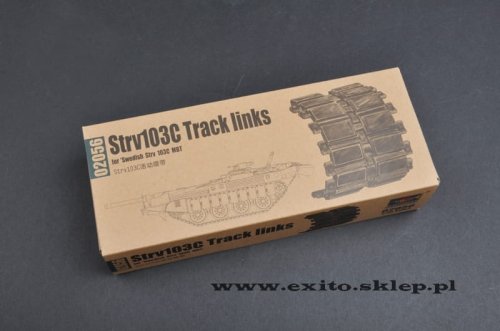 Go to product TRUMPETER 02056 - 1:35 Strv103C Track links for Swedish Strv 103C MBT