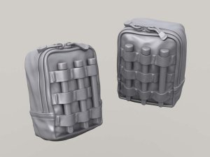 LEGEND LF3D018 -1:35 TT Utility Pouch with IR Chemical Light Stick (10pcs)