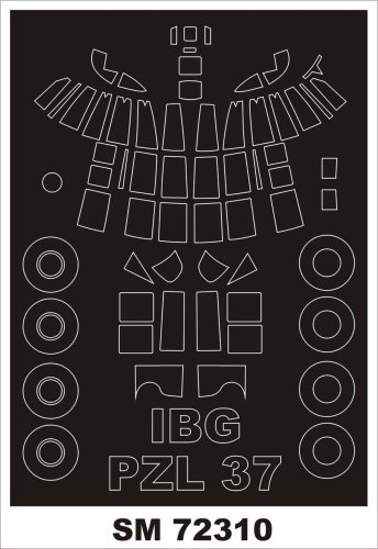 Go to product MONTEX SM72310 - 1:72 PZL P.37 Łoś (IBG)