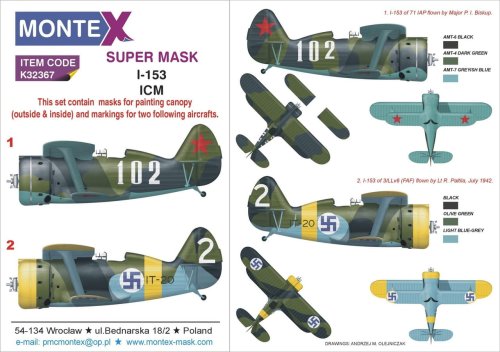 Go to product MONTEX K32367 - 1:32 I-153 Chaika