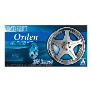 AOSHIMA 05464 - 1:24 Rims + tyres Felgi Leonhardiritt Orden 20 inch