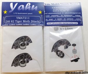 YAHU YMA7211 - 1:72 DH-82 Tiger Moth - Instrument Panel