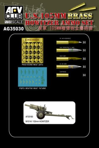 Go to product AFV CLUB AG 35030 - 1:35 U.S. 105mm Howitzer Ammo Set