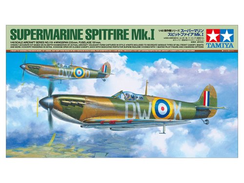 Go to product TAMIYA 61119 - 1:48 Supermarine Spitfire Mk.I