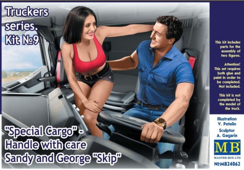 Go to product MASTER BOX 24062 - 1:24 Special Cargo - Handle with care Sandy and George Skip