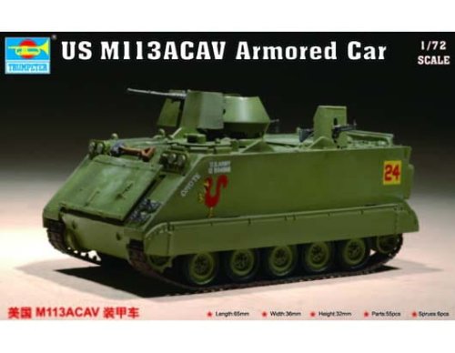 Go to product TRUMPETER 07237 - 1:72 US M 113ACAV Armored Car