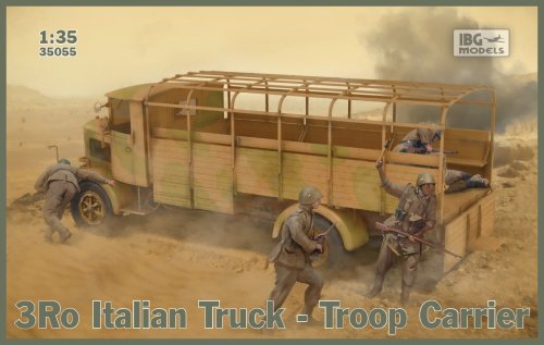 Go to product IBG 35055 - 1:35 3Ro Italian Truck - Troop Carrier