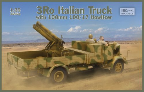 Go to product IBG 35053 - 1:35 3Ro Italian Truck with 100mm 100/17 Howitzer