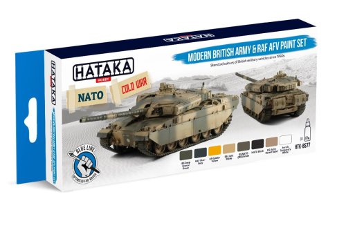 Go to product HATAKA BS77 - Modern British Army & RAF AFV paint set