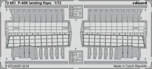 EDUARD 72681 - 1:72 P-40K landing flaps