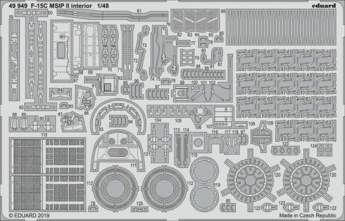 Go to product EDUARD 49949 - 1:48 F-15C MSIP II interior