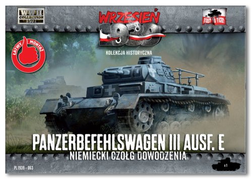 Go to product FIRST TO FIGHT 063 -  September 1939 - 1:72 Panzerbefehlswagen III E