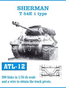 Friulmodel ATL-012 - 1:35 Sherman type T54E1 metal tracks