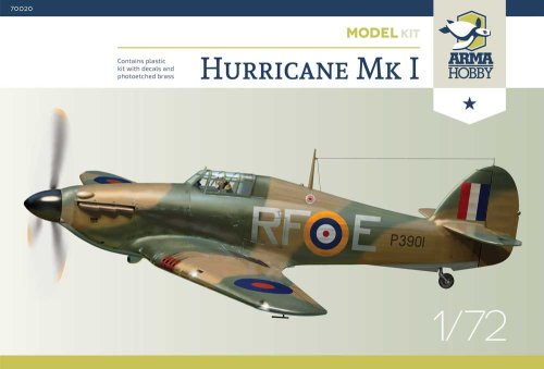 Go to product ARMA HOBBY 70020 - 1:72 Hurricane Mk I - Model Kit