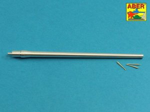 Aber 35L-254 - 1:35 T-54-1 metal gun barrels set 1x100mm D-10T, 3x7,62mm SGMT MG