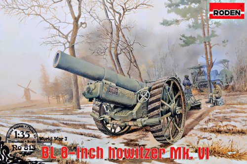 Go to product RODEN 813 - 1:35 BL 8-inch howitzer Mk. VI