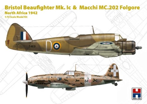 Go to product HOBBY 2000 72005 - 1:72 Beaufighter Mk. IC &  Macchi MC.202 Folgore - North Africa 1942