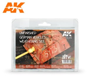 AK INTERACTIVE 4176 - Unfinished German Vehicles Weathering Set