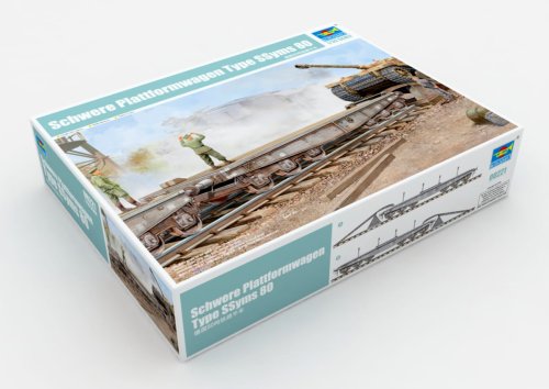 Go to product TRUMPETER 00221 - 1:35 Schwere Plattformwagen Type SSyms 80