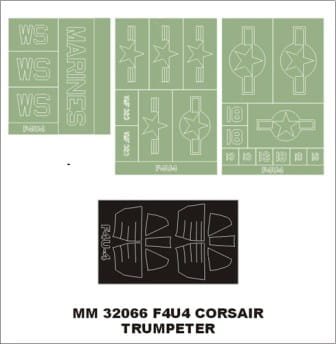 Go to product MONTEX MM32066 - 1:32 F4U-4 Corsair