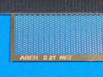 Go to product ABER S21  - Net with interlaced mesh 0,6 x 1,5 mm - 75 x 42mm