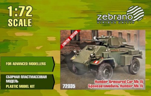 Go to product ZEBRANO 72035 - 1:72 Humber Armored Car Mk.IV