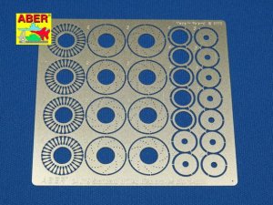 ABER 24019 - 1:24 Standard drilled discs brakes 14mm.