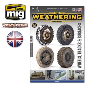 AMMO MIG 4524 - The Weathering Magazine - Wheels, Tracks & Surfaces (English Version)