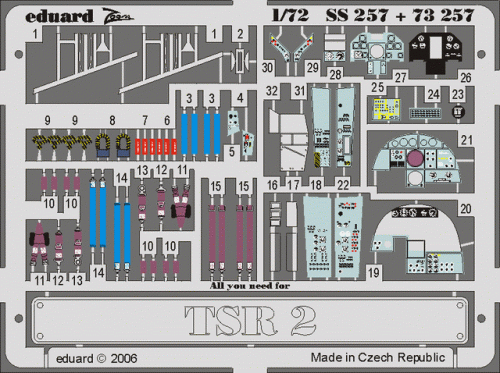 Go to product EDUARD SS257 - 1:72 TSR 2